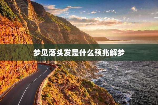 梦见落头发是什么预兆解梦