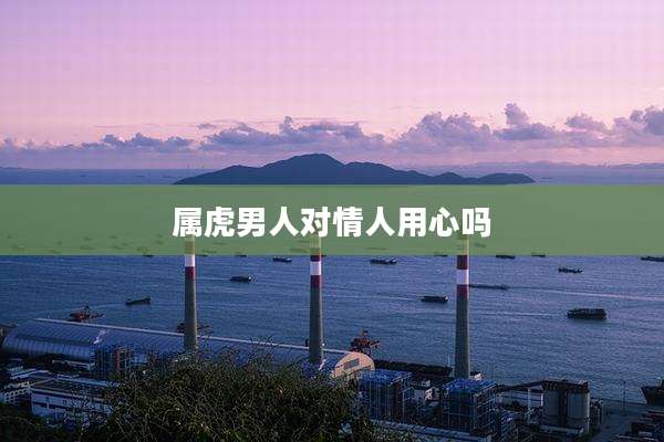 属虎男人对情人用心吗