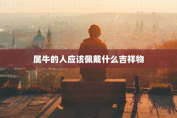 属牛的人应该佩戴什么吉祥物