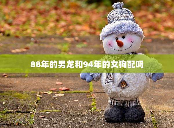 88年的男龙和94年的女狗配吗
