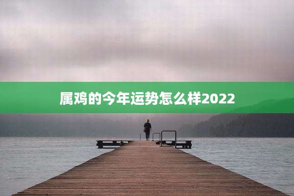 属鸡的今年运势怎么样2022