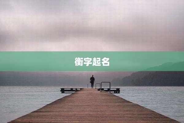 衡字起名