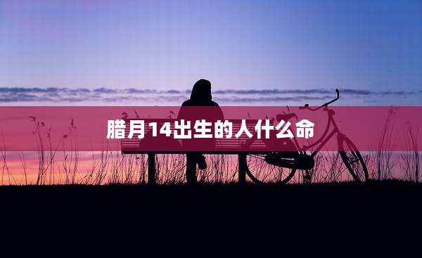 腊月14出生的人什么命