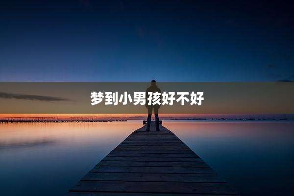 梦到小男孩好不好
