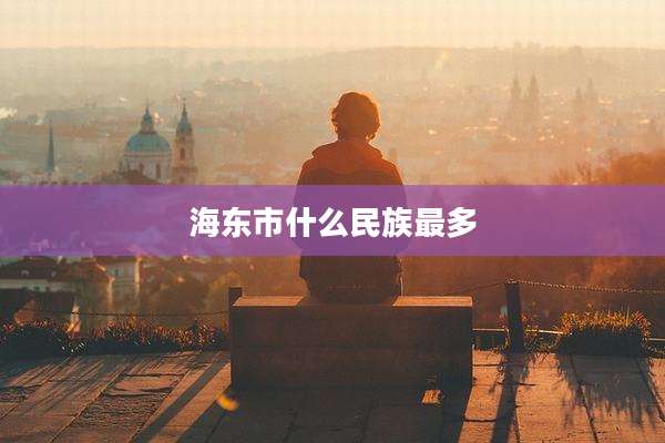 海东市什么民族最多