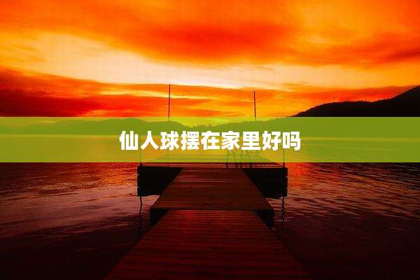 仙人球摆在家里好吗
