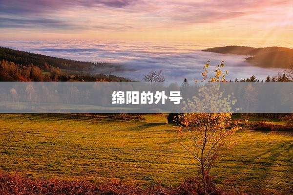 绵阳的外号