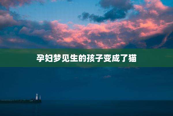 孕妇梦见生的孩子变成了猫