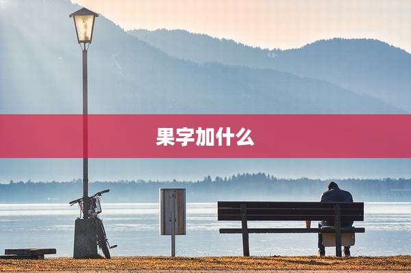 果字加什么