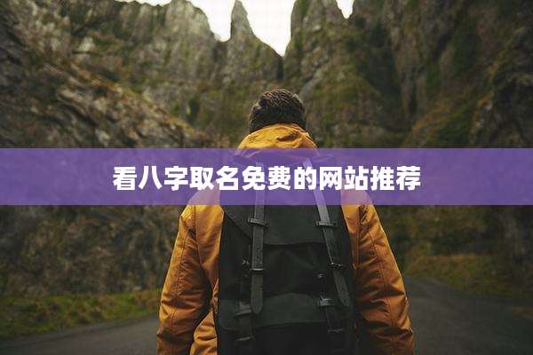看八字取名免费的网站推荐
