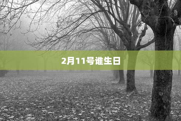 2月11号谁生日