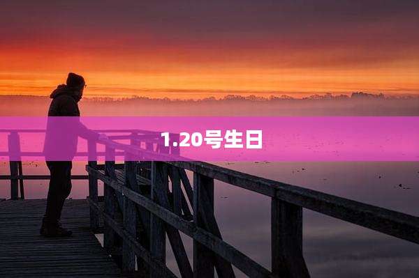 1.20号生日