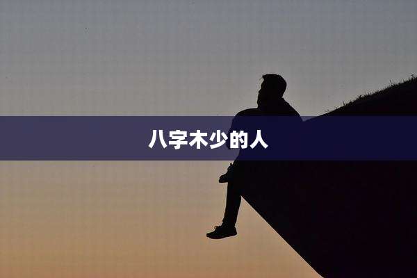 八字木少的人