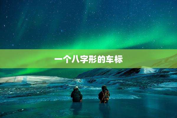 一个八字形的车标