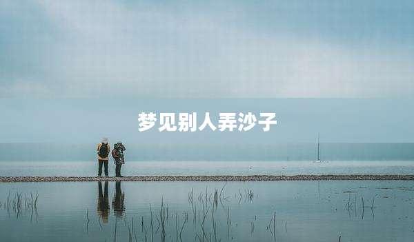 梦见别人弄沙子