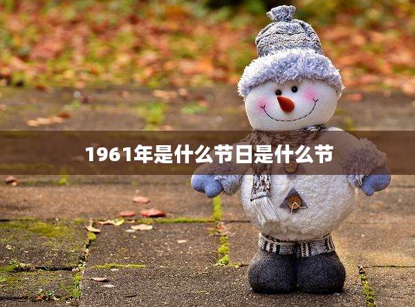 1961年是什么节日是什么节