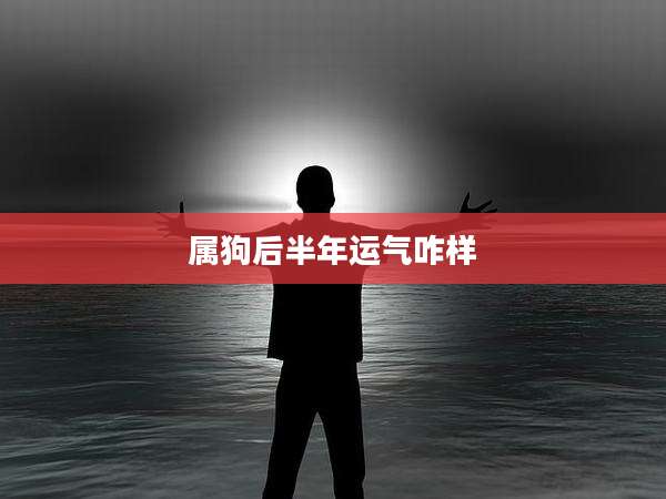 属狗后半年运气咋样