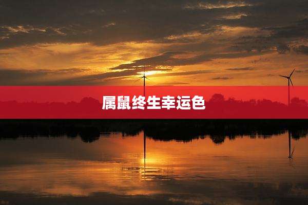 属鼠终生幸运色