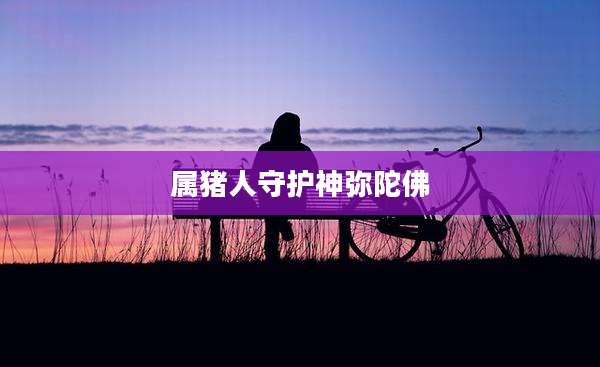 属猪人守护神弥陀佛