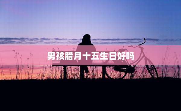 男孩腊月十五生日好吗