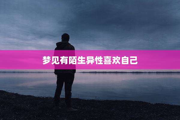 梦见有陌生异性喜欢自己