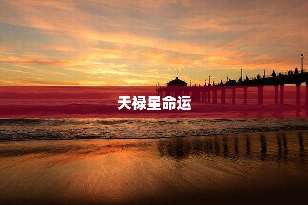 天禄星命运