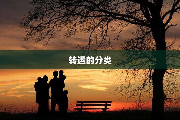 转运的分类
