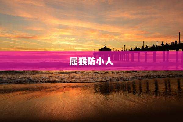 属猴防小人