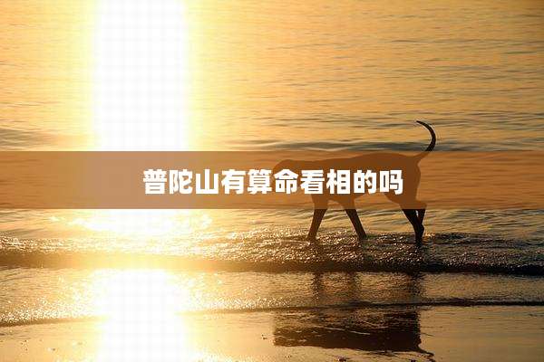 普陀山有算命看相的吗