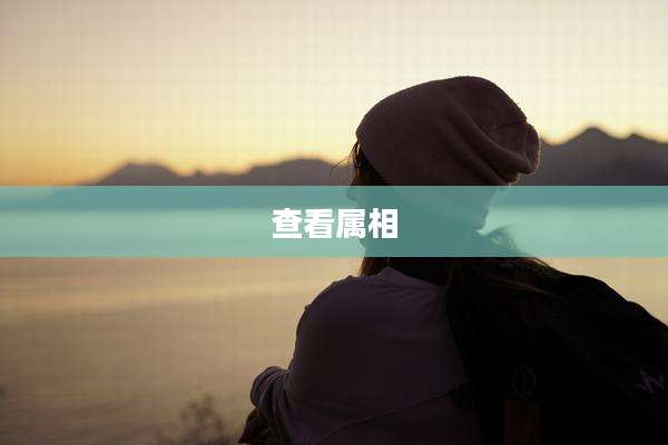 查看属相