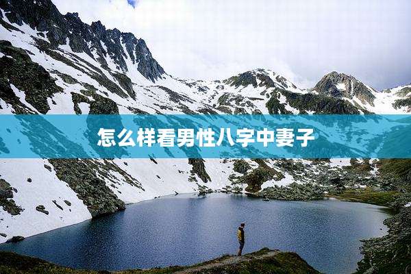 怎么样看男性八字中妻子