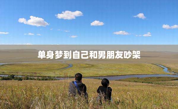 单身梦到自己和男朋友吵架