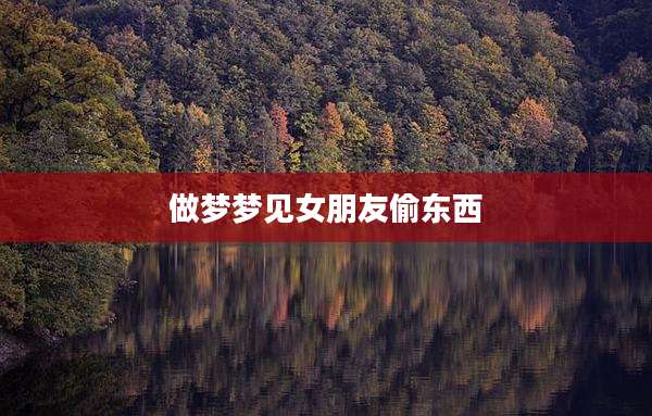 做梦梦见女朋友偷东西