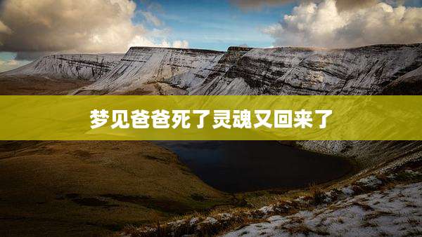 梦见爸爸死了灵魂又回来了