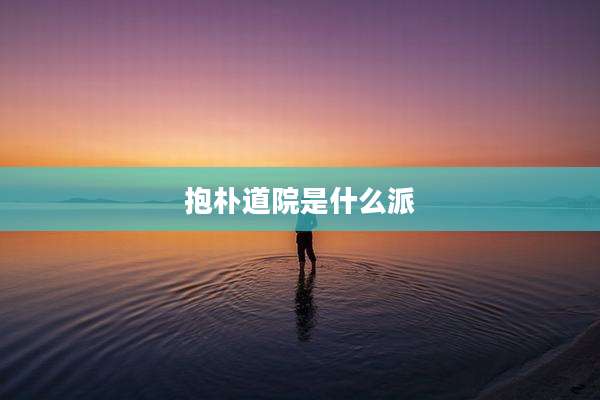 抱朴道院是什么派