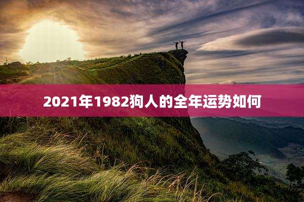2021年1982狗人的全年运势如何