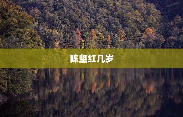 陈坚红几岁