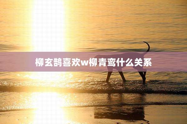 柳玄鹄喜欢w柳青鸾什么关系