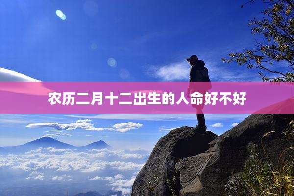 农历二月十二出生的人命好不好