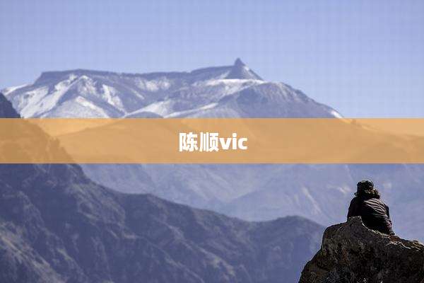 陈顺vic