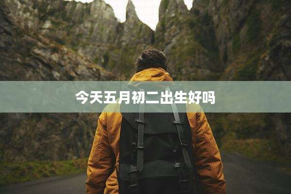 今天五月初二出生好吗