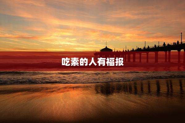吃素的人有福报