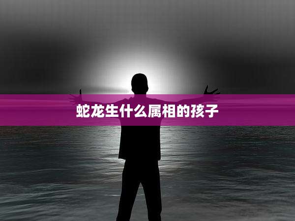 蛇龙生什么属相的孩子