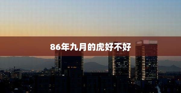 86年九月的虎好不好