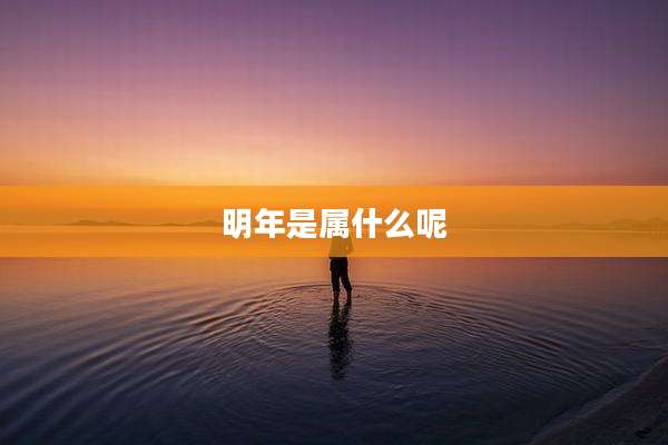 明年是属什么呢