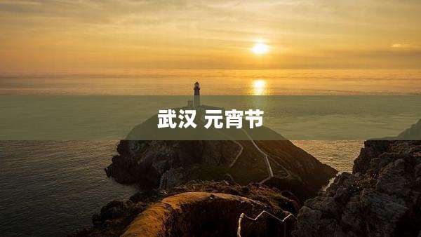 武汉 元宵节