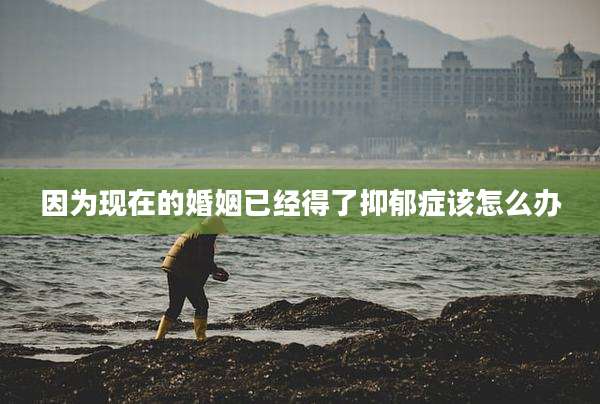 因为现在的婚姻已经得了抑郁症该怎么办