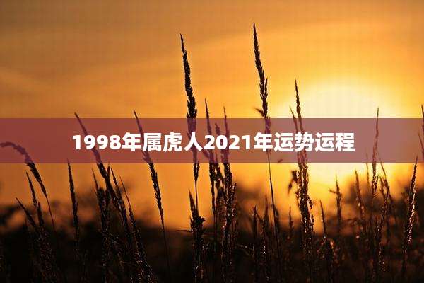 1998年属虎人2021年运势运程