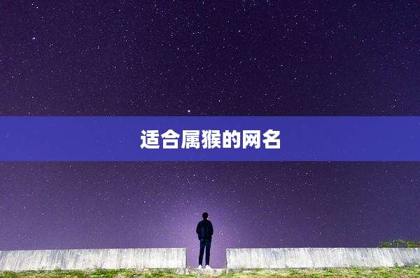 适合属猴的网名