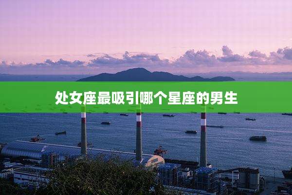 处女座最吸引哪个星座的男生